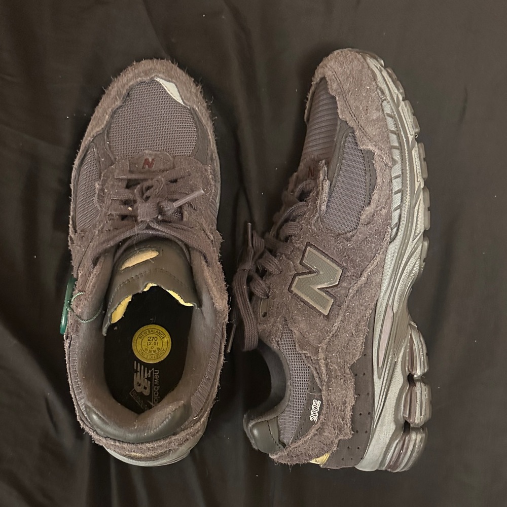 New Balance Kids Charcoal Sneakers